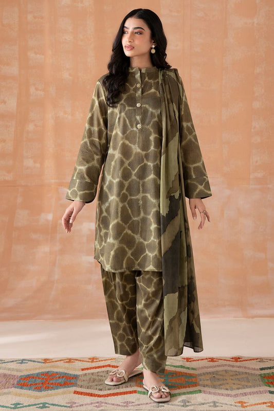 Embroidered Lawn Suit P1105 - 3 Piece