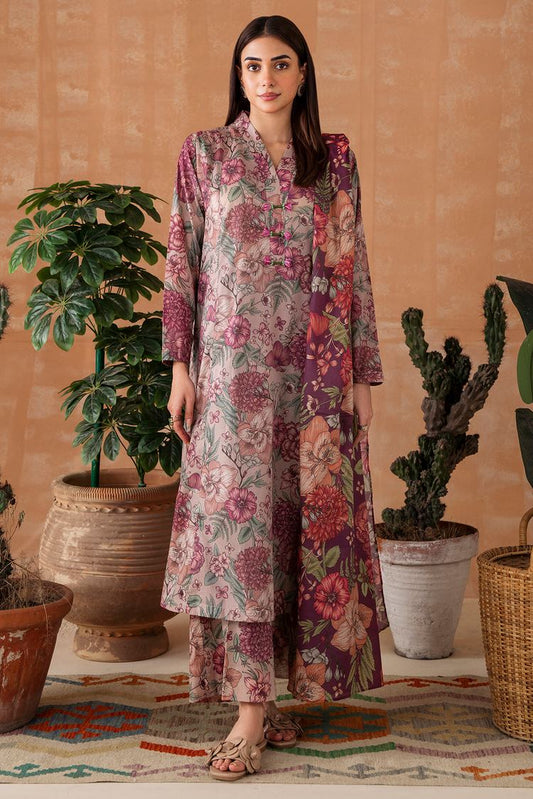 Digital Printed Lawn Suit P1110 - 3 Piece