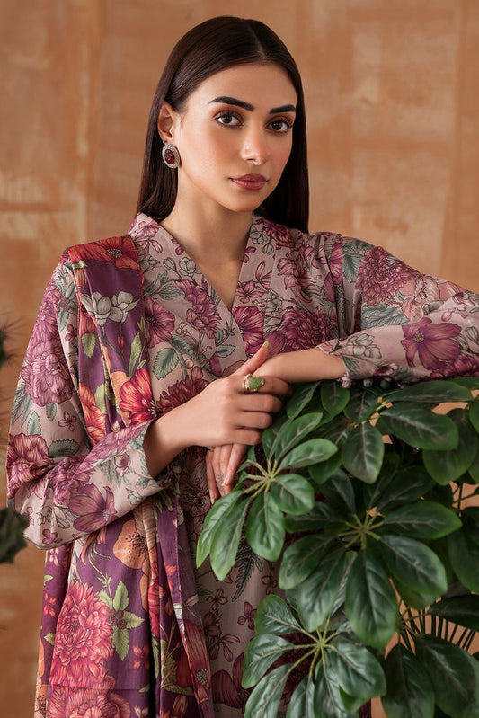 Digital Printed Lawn Suit P1110 - 3 Piece