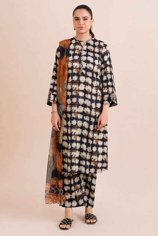 Digital Printed Lawn Suit P1124 - 3 Piece