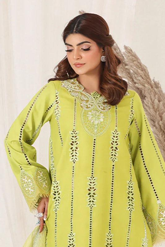 Picture of <!--alt-->Bella Studio - Luxury Embroidered Lawn Collection - Pear - Available at Raja Sahib