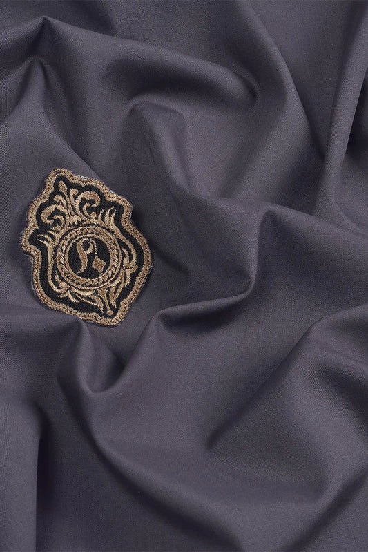 Fabrich - Men's Unstitch Prime Wash & Wear Kameez Shalwar - Fossil-Grey