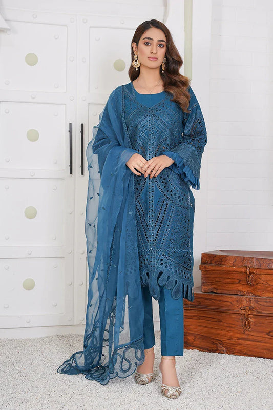 Picture of <!--bap-->Threads & Weaves - 3 PC Lawn Pret '24 - RTWL24203 - Available at Raja Sahib