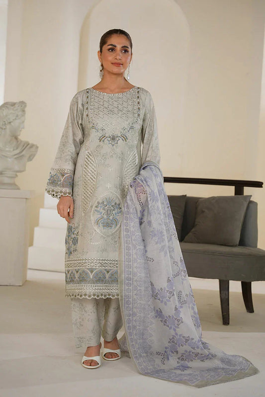 Threads & Weaves - 3 Piece - Light Sage Grey