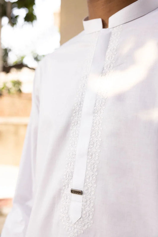 Istor - White Orion Embroidered - S-M-S-IST-5014 - 2 Piece