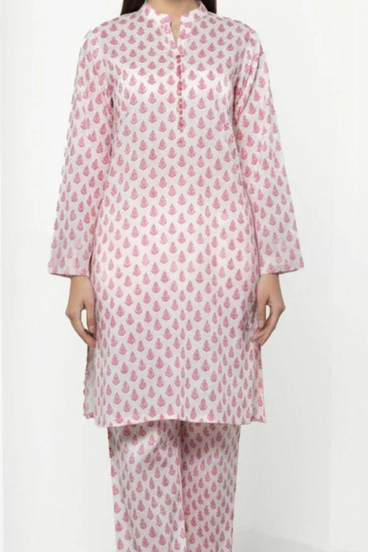 6Teen - 2 Piece - Pink Printed Lawn Coord Set