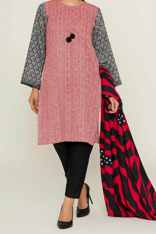 6Teen - 3 Piece - Pink Geometric Print