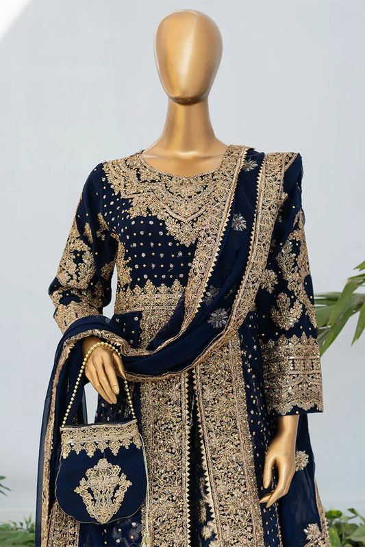 Saira Sultana - Andaaz - Muneeha - Navy Blue