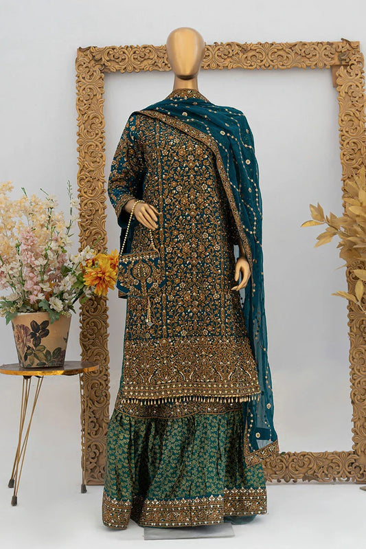 Saira Sultana - Andaaz - Zunairah - Teal