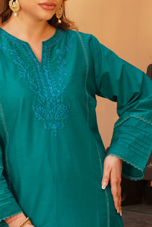 Damask - Sajni 2 PC Embroidered Pret Collection - Rang e haya