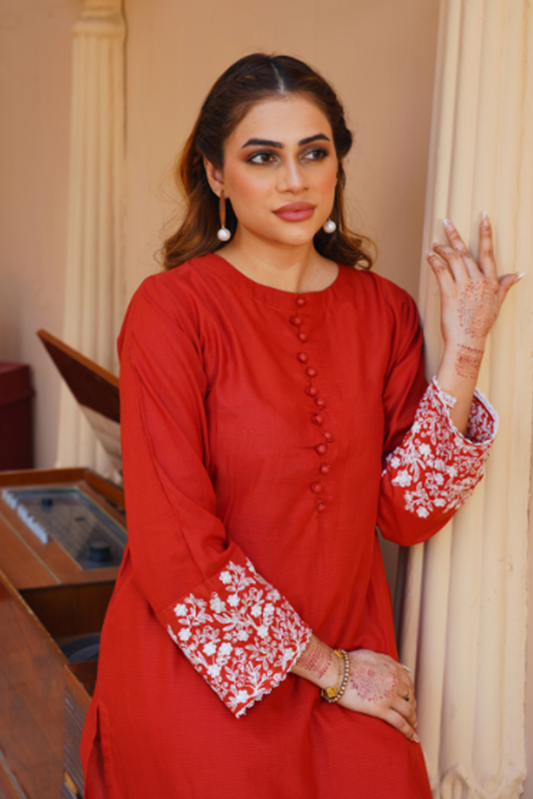 Damask - Sajni 2 PC Embroidered Pret Collection - Satrangi