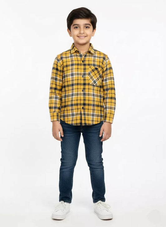 Peelu - Button Down Shirt - Yellow