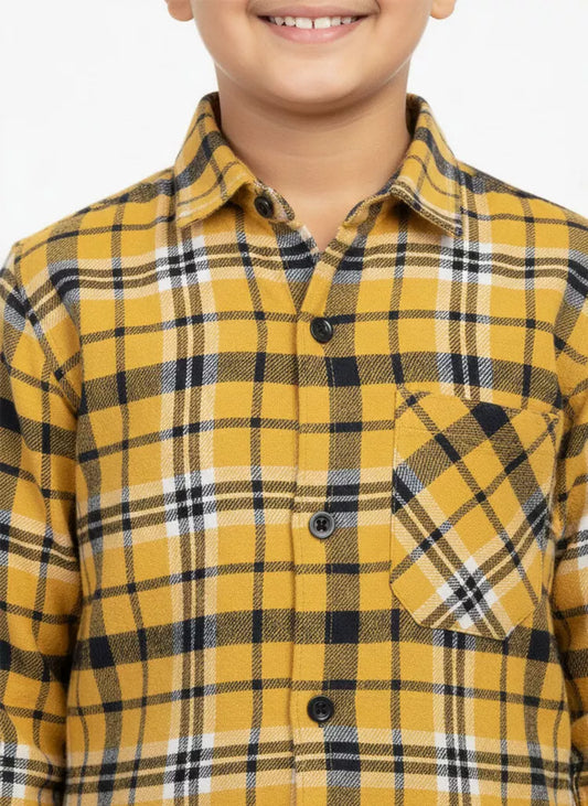 Peelu - Button Down Shirt - Yellow