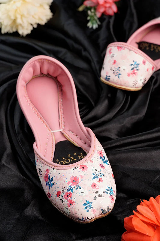 On Your Feets - Blush Pink Floral