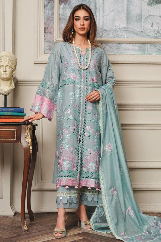 Picture of <!--bty-->Kleren - Surkhru Embroidered Lawn Collection - S-22 - Available at Raja Sahib