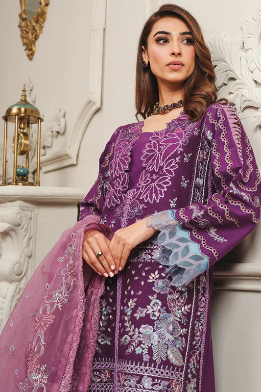 Picture of <!--btv-->Kleren - Surkhru Embroidered Lawn Collection - S-25 - Available at Raja Sahib