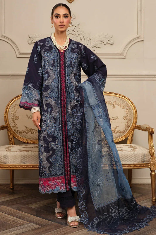 Picture of <!--btt-->Kleren - Surkhru Embroidered Lawn Collection - S-27 - Available at Raja Sahib