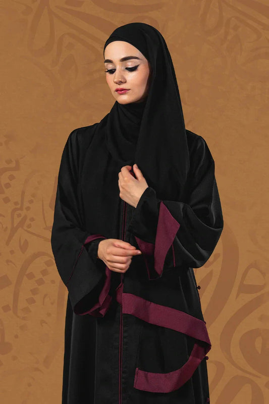 Picture of <!--fl-->Malbus - Siyah - Abaya - Tannaz - Available at Raja Sahib