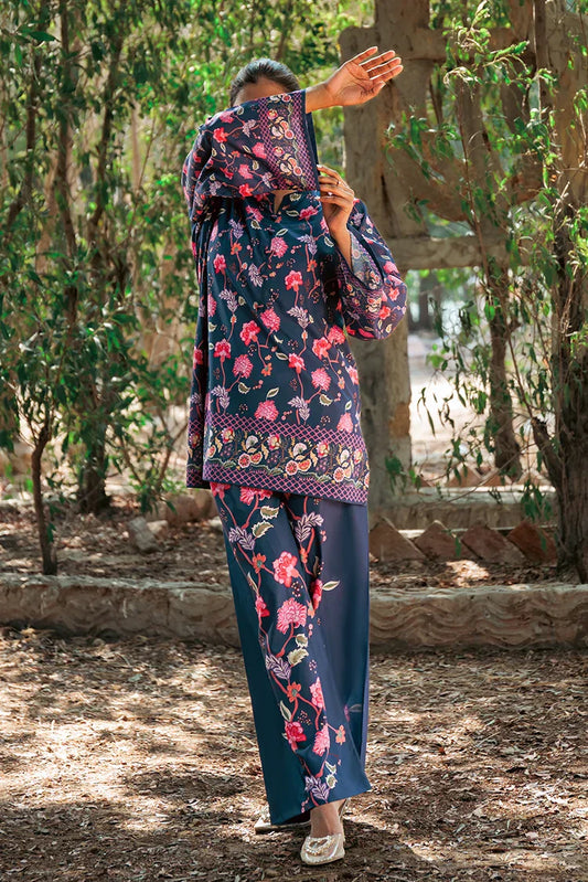 Picture of Tasneem Shamim - Amira - Crepe - Co-ords - Available at Raja Sahib