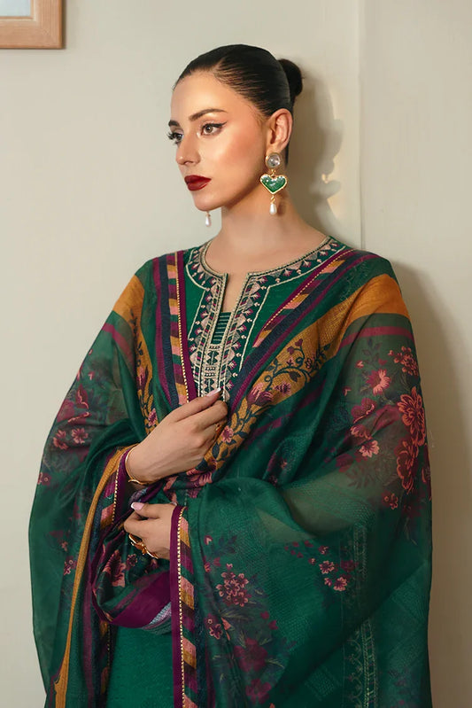 Zarlay - Rungraiz Luxury Pret - Bottle Green