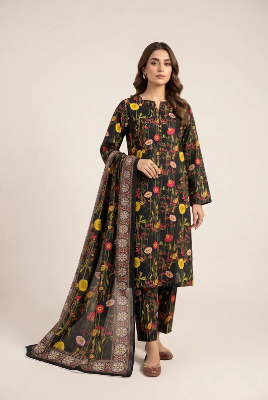 Kleren - Printed Lawn - U-34 - Unstitched