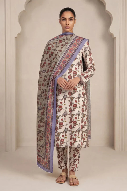 Kleren - Printed Lawn - U-35 - Unstitched