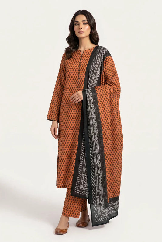 Kleren - Printed Lawn - U-37 - Unstitched