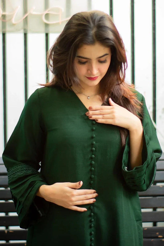 Zauk - 2 Piece - Bottle Green