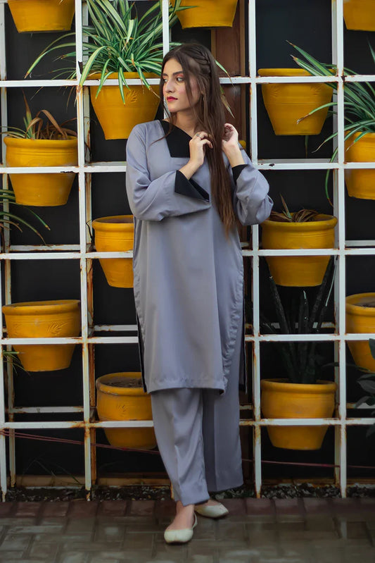 Zauk - Casual Collection - 2 Piece - Lava Grey