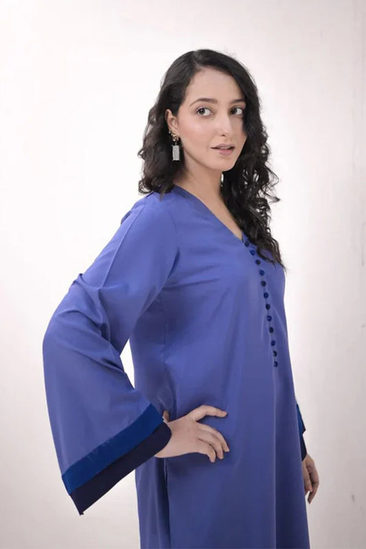 Zauk - Casual Collection - 2 Piece - Cornflower Blue