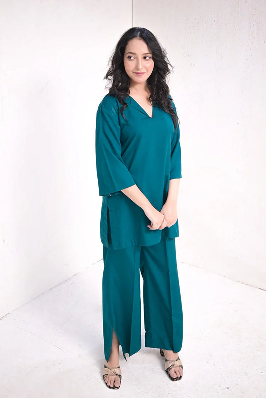 Zauk - Casual Collection - 2 Piece - Teal Green