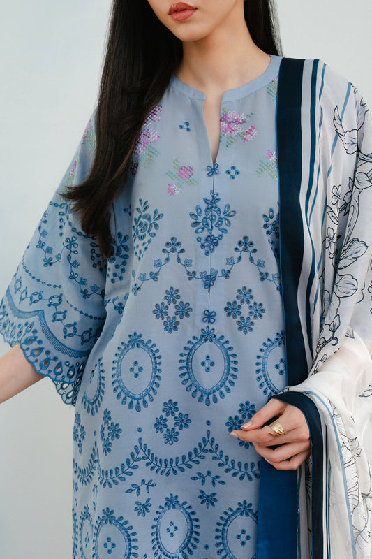 Picture of Zara Shahjahan - Coco Lawn Collection - VALI-6B - Available at Raja Sahib