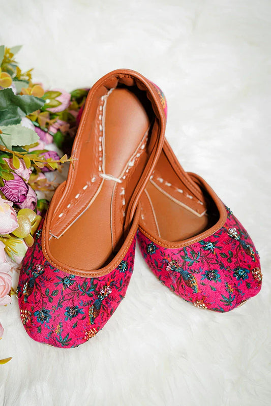 Viva Walk - Printed Petals - Fuchsia Bloom