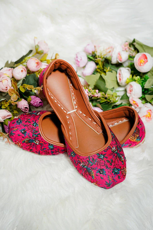 Viva Walk - Printed Petals - Fuchsia Bloom