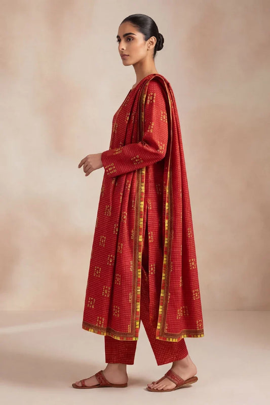 Kleren - Printed Lawn - D-38 - Unstitched