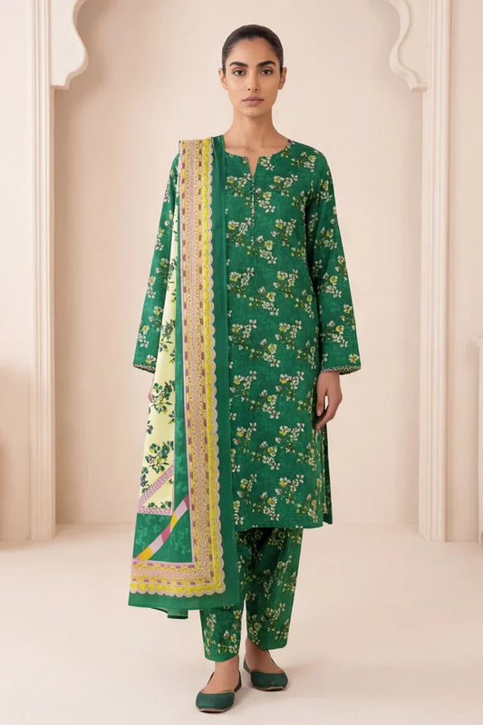 Kleren - Printed Lawn - D-41 - Unstitched