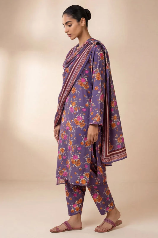 Kleren - Printed Lawn - D-45 - Unstitched