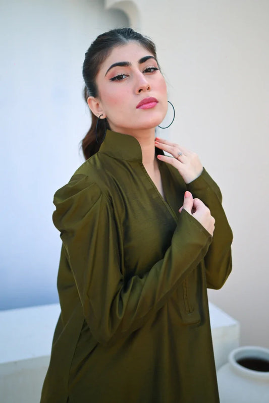 Zauk - Winter Basics - 2 Piece - Moss Green