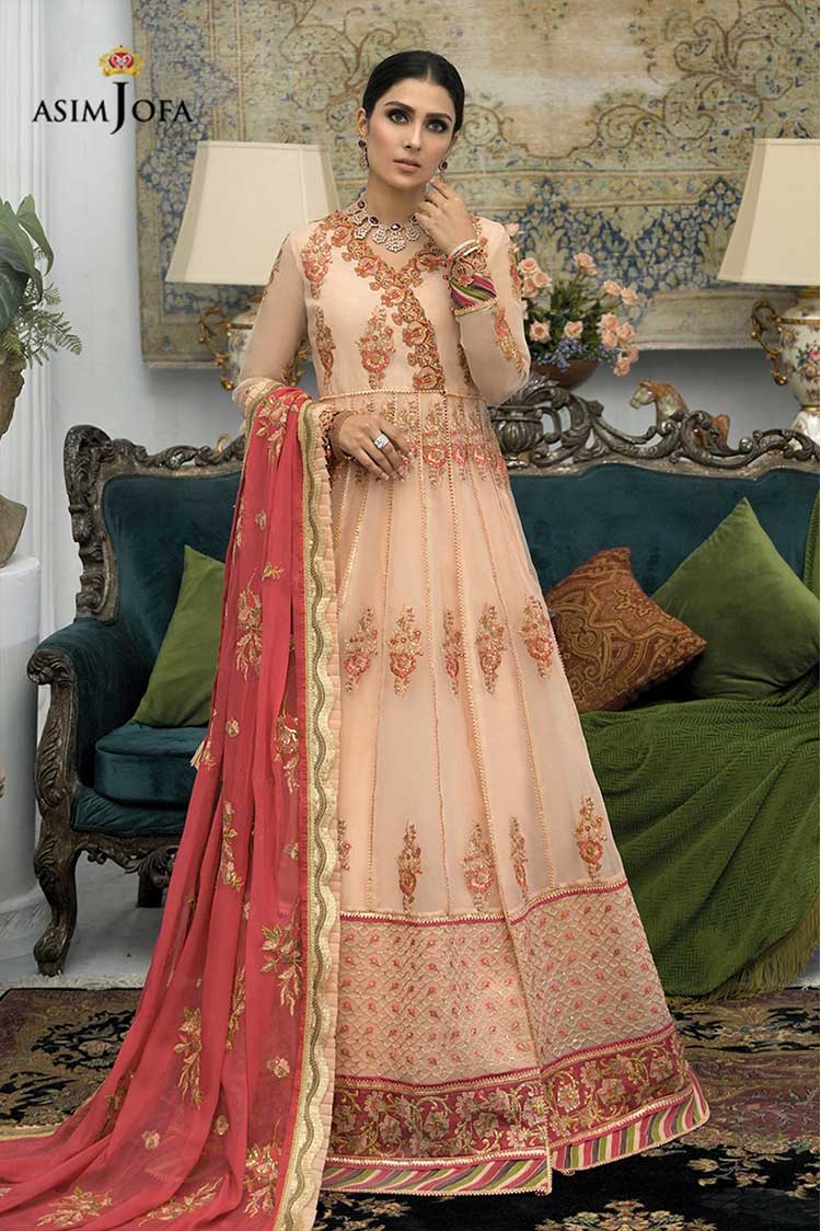 Asim Jofa Ajmc 05 Mahsa Festive Chiffon Collection