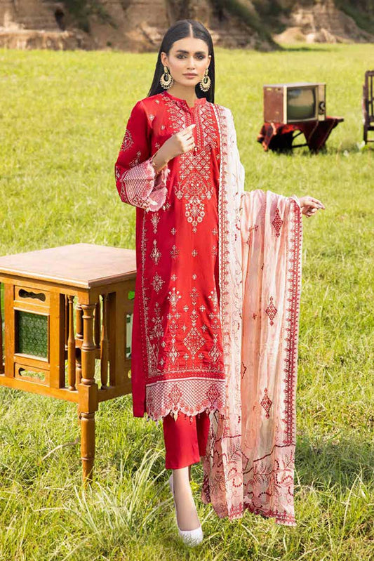 Picture of <!--brx-->Muscari - MSCE 105 Satin Cotton Embroidered Collection - Available at Raja Sahib