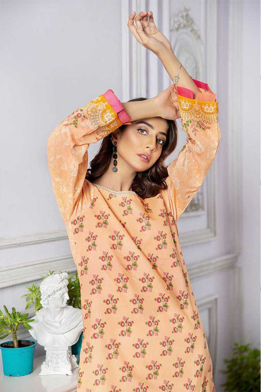 Picture of <!--ble-->Lala - LA 0023 Faro Digital Printed Kurti Collection - Available at Raja Sahib