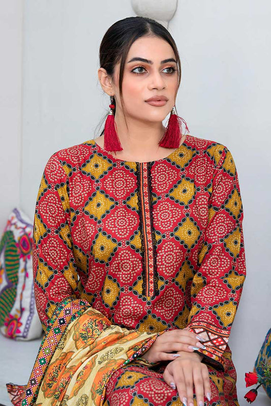 Picture of <!--ue-->Qalamkar - AN 01 AangAN Prints Fall Winter Linen Collection Vol 2 - Available at Raja Sahib