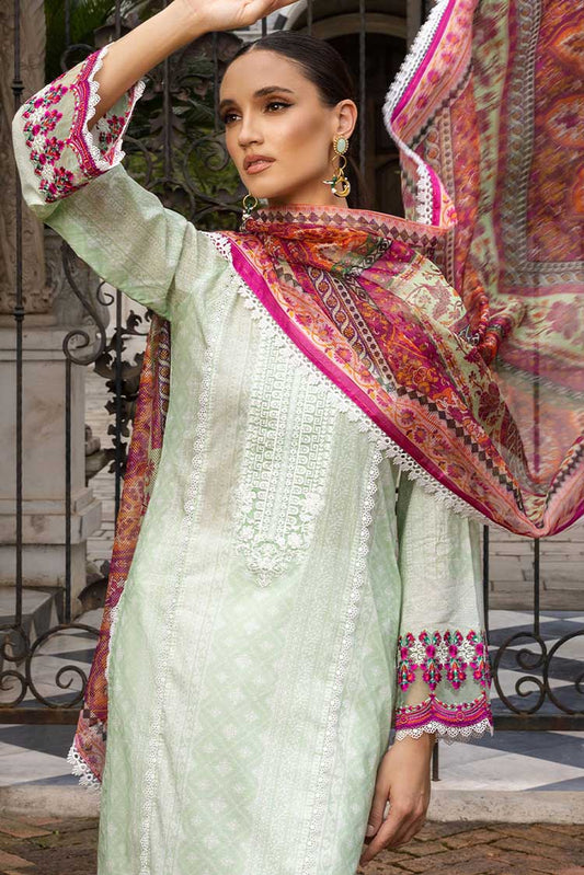 Picture of <!--aho-->Zainab Chottani - 7A Coraline Tahra Embroidered Lawn Collection - Available at Raja Sahib