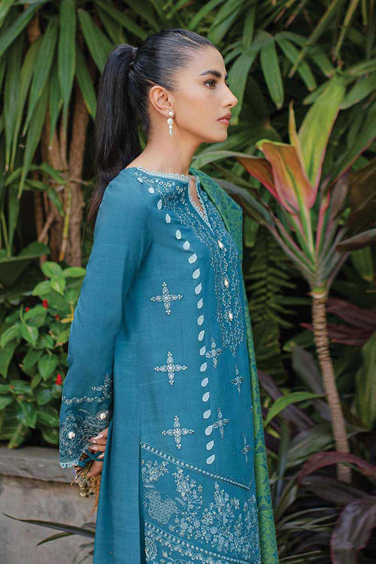 Picture of <!--afr-->Qalamkar - WL 08 Solene Qline Linen Collection - Available at Raja Sahib