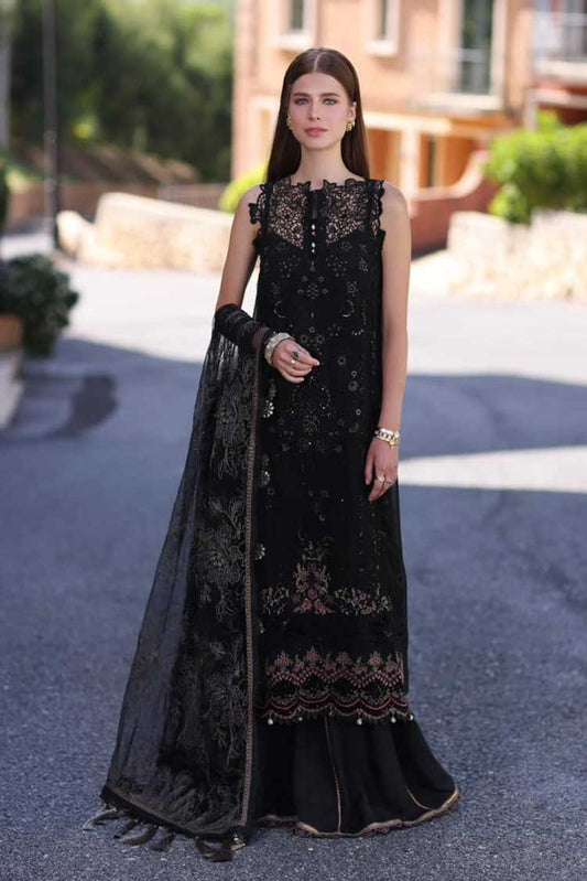 Picture of <!--ul-->Noor by Saadia Asad - D7 Zira Noor Chiffon Handwork Schiffli And Laserkari Collection - Available at Raja Sahib