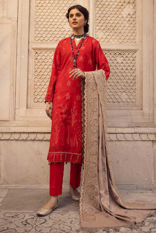 Picture of <!--bjj-->Shaista - Design 593 Gold Embroidered Peach Leather Collection - Available at Raja Sahib