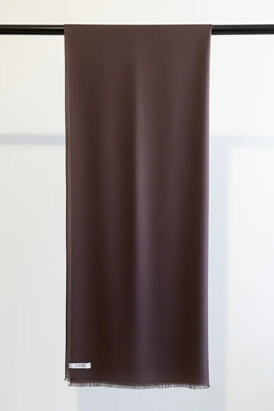 Zauk - Dark Brown Scarf