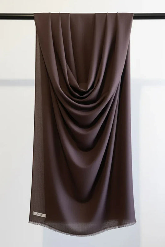 Zauk - Dark Brown Scarf