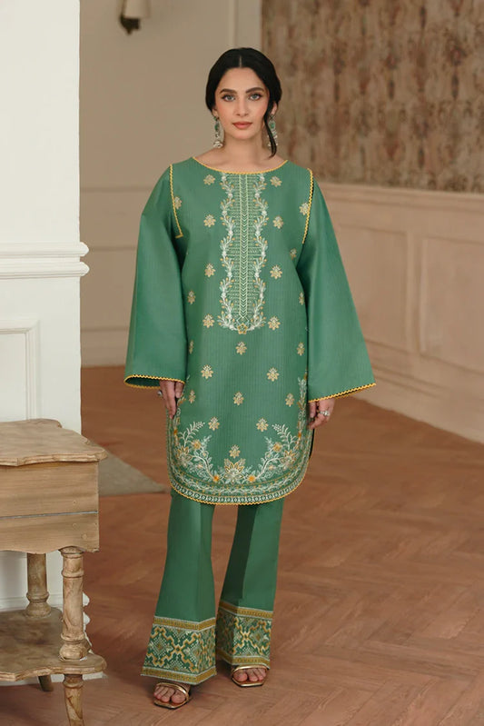 Zarlay - Heer Embroidered Pret - Meena