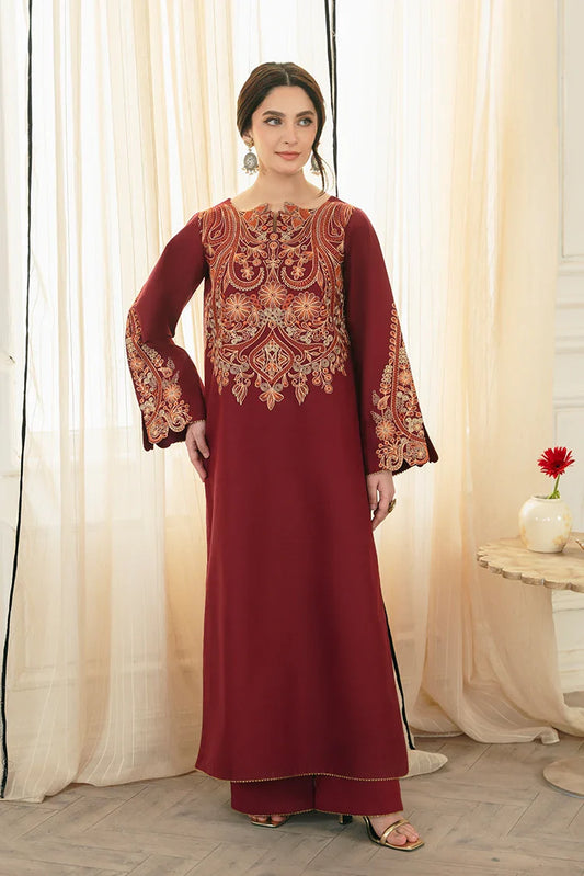 Zarlay - Heer Embroidered Pret - Tara
